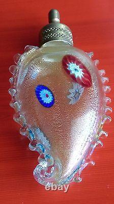 Chic Murano Italy Art Glass Bottle