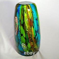 Colorful Art Glass Vase