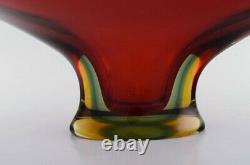 Colossal Murano vase in mouth blown art glass. 1960 / 70's