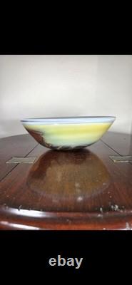 Contemporary British Studio Glass Multicoloured Landscape Design Dish