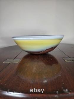 Contemporary British Studio Glass Multicoloured Landscape Design Dish