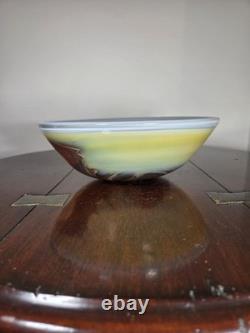 Contemporary British Studio Glass Multicoloured Landscape Design Dish