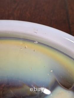 Contemporary British Studio Glass Multicoloured Landscape Design Dish