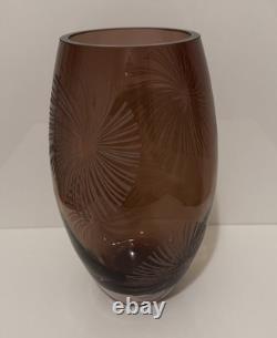 Contemporary Furnace Glass'Frost Vase' by Vezzini and Chen Amethyst Art Glass