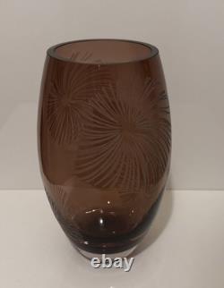 Contemporary Furnace Glass'Frost Vase' by Vezzini and Chen Amethyst Art Glass