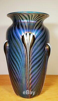 Czech Republic Hand Blown Art Glass Vase-Mint