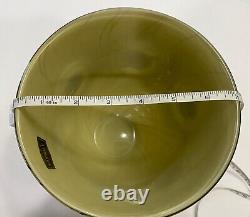 Dale Tiffany Favrile Genuine Hand Blown Art Glass 8 In Vase With Original Labels