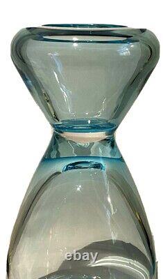Donghia Italy Vintage Art Glass Murano Post Modern Sculptural Ying Yang Vase