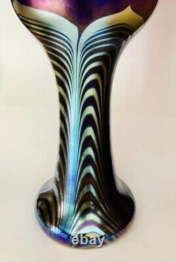 Early large Correia Art Glass iridescent art nouveau vase (Reduced Price)