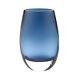 Elegant And Modern Murano Style Art Glass Colorful Vase Midnight Blue Vase