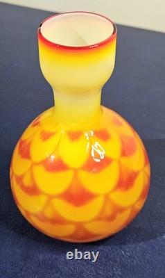 Elme Glasbruk Mid-Century Modern Art Glass Vases Designed By Carl-Olof Borgarp