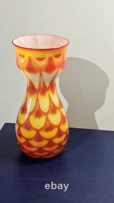 Elme Glasbruk Vase Designed by Carl-Olof Borgarp 1960s Mid Century Vintage