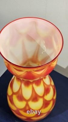 Elme Glasbruk Vase Designed by Carl-Olof Borgarp 1960s Mid Century Vintage