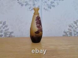 Emille Galle, Glass Vase, Circa 1900