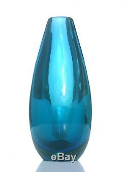 FLAVIO POLI sommerso glass vase murano seguso vetri d'arte 50s 60s