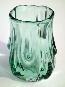 FLAVIO POLI tronco series glass vase murano seguso vetri d'arte 1930s