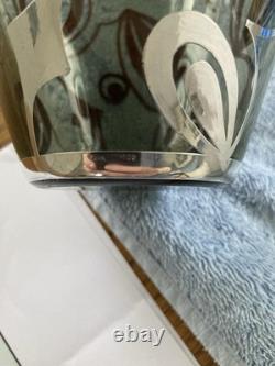 FRIEDRICH SPAHR siver decorated vase(WMF) 1950-1960