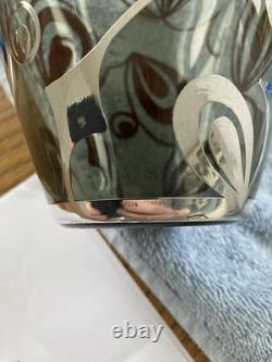 FRIEDRICH SPAHR siver decorated vase(WMF) 1950-1960
