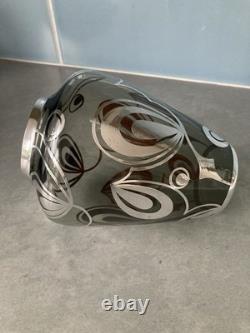 FRIEDRICH SPAHR siver decorated vase(WMF) 1950-1960