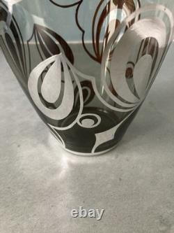 FRIEDRICH SPAHR siver decorated vase(WMF) 1950-1960