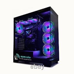 Fast RGB Glass Gaming PC 12th Gen 32GB DDR5 SSD Windows 11 Wifi Bluetooth