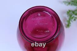 Fenton Art Glass Country Cranberry Mary Gregory Collection 2001