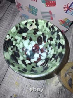Franz Veltz 1930 Czech Tripod Spatter Bowl-Damaged Sadly One Strut Is Missing