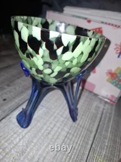 Franz Veltz 1930 Czech Tripod Spatter Bowl-Damaged Sadly One Strut Is Missing