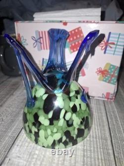 Franz Veltz 1930 Czech Tripod Spatter Bowl-Damaged Sadly One Strut Is Missing