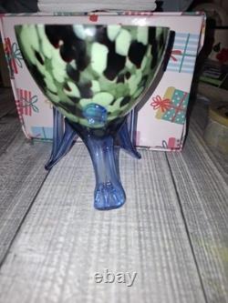 Franz Veltz 1930 Czech Tripod Spatter Bowl-Damaged Sadly One Strut Is Missing