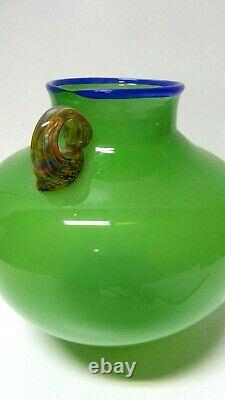 Gabriella Bisetto Urn Vase Retro MID Century Australian Art Glass Artist Studio