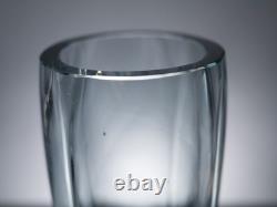 Geoffrey Baxter for Whitefriars Arctic Blue Art Glass Vase Early 1960s