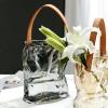 Glass Flower Vase Hydroponic Glass Vase Glass Bag Vase Minimalist Bud Vase