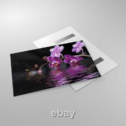 Glass Print 120x80cm Wall Art Picture asia exotic orchid flower Large Artwork