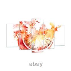 Glass Print 160x85cm Wall Art Picture Orange Fruit summer Large Decor Artwork