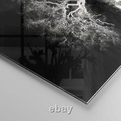 Glass Print 80x120cm Wall Art Picture Tree The Roots Reflection Large Artwork