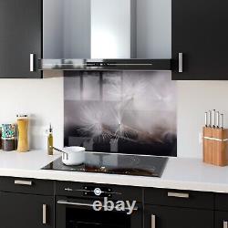 Glass Splashback Kitchen Cooker Panel ANY SIZE Nature Dandelion Flower Zoom Art