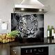 Glass Splashback Kitchen Tile Cooker Panel Wall Any Size Wild Tiger Cat Art 0328