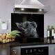 Glass Splashback Kitchen Tiles Cooker Panel Any Size Cat Animal Photo Art Zoom