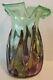 Glass Vase 10 Tall Decorative Art Glass