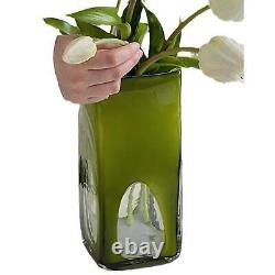 Glass Vase Glass Bottle Vase Decorative Art Vase for Indoor Desktop Office