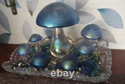 Glass blown Mushrooms