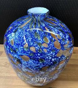 Glass vase flower vase artificial vase table vase glass art Murano style decorative flowers