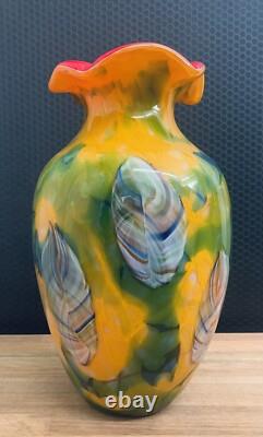 Glass vase flower vase artificial vase table vase glass art Murano style decorative flowers