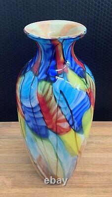 Glass vase flower vase artificial vase table vase glass art Murano style decorative flowers