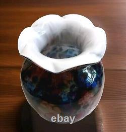 Glass vase flower vase table vase glass art Murano style decoration flowers artificial vase