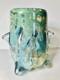 Gorgeous Art Glass Vase Hand Blown Heart And Vine Vintage 1981 Signed