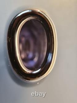 Gunnar Nylund Strombergshyttan B894 Purple Sommerso Glass Vase 26cm Signed