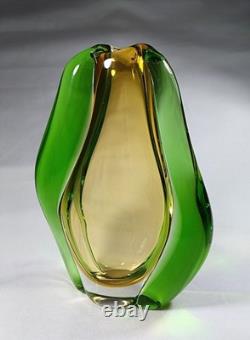 Hana Machovska Czech Art Glass Bud Vase Sculpture Hana Machovska Czech Art Glass Bud Vase Sculpture