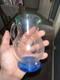 Hand-blown Studio Art Glass Jug By British Glass Artist Helen Millard In 1996